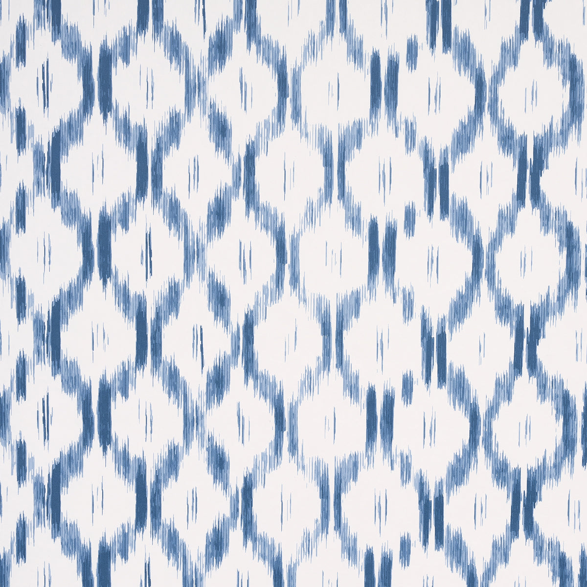 Santa Monica wallpaper in indigo color - pattern number 5014370 - by Schumacher in the Mark D Sikes collection