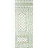 Bamboo Trellis Panel B wallpaper in green color - pattern number 5014400 - by Schumacher in the Marie Anne Oudejans collection
