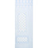 Bamboo Trellis Panel B wallpaper in blue color - pattern number 5014401 - by Schumacher in the Marie Anne Oudejans collection