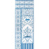 Mughal Garden Panel A wallpaper in blue color - pattern number 5014410 - by Schumacher in the Marie Anne Oudejans collection