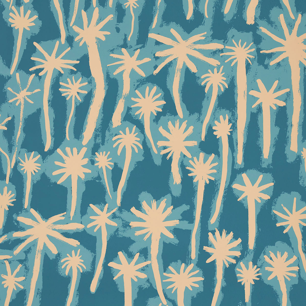 Palmitas wallpaper in bahama color - pattern number 5014601 - by Schumacher in the Abel Macias collection