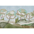 Forest Hills Panel Set wallpaper in sky color - pattern number 5014650 - by Schumacher in the Abel Macias collection