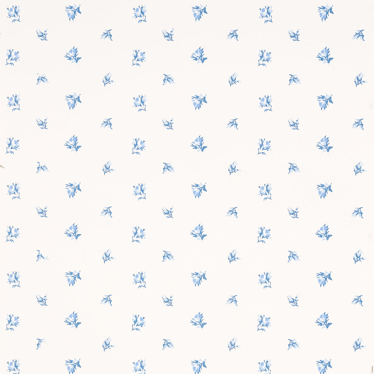 Margie Floral wallpaper in porcelain color - pattern number 5014740 - by Schumacher in the New Old Fashioned collection