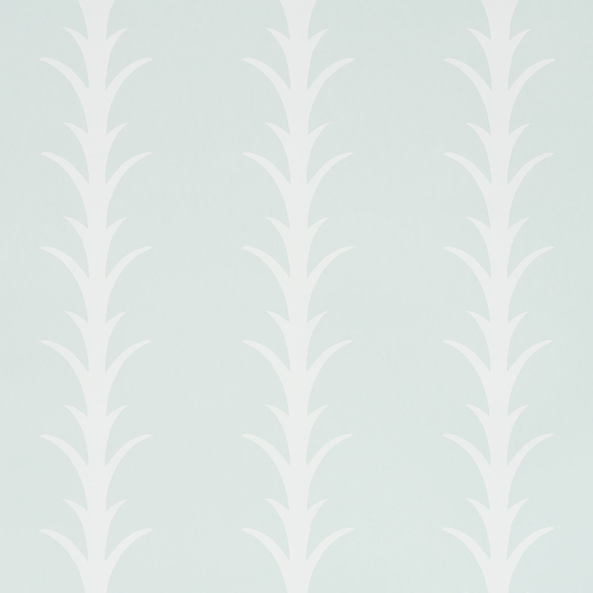 Acanthus Stripe wallpaper in ivory on mineral color - pattern number 5014770 - by Schumacher in the Moon River collection