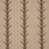 Acanthus Stripe Wallpaper in brown on beige color - pattern number 5014774 - by Schumacher in the Atelier Paris collection