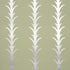 Acanthus Stripe Wallpaper in metallic on sage color - pattern number 5014776 - by Schumacher in the Atelier Paris collection