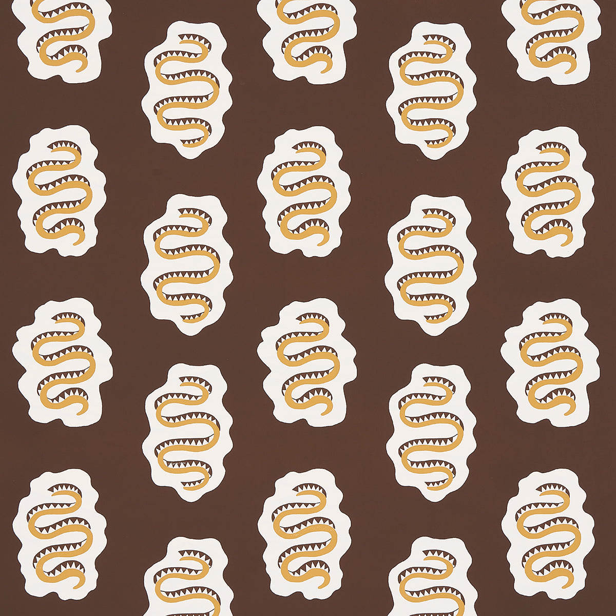 Elsa wallpaper in amber color - pattern number 5014812 - by Schumacher in the Regine collection