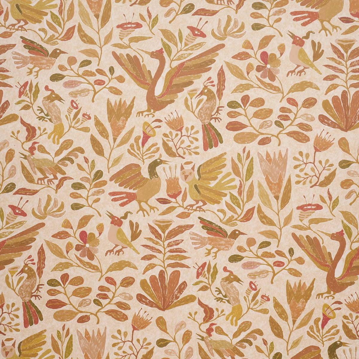 Canopy Wallpaper in spice color - pattern number 5014833 - by Schumacher in the Perennial Favorites collection