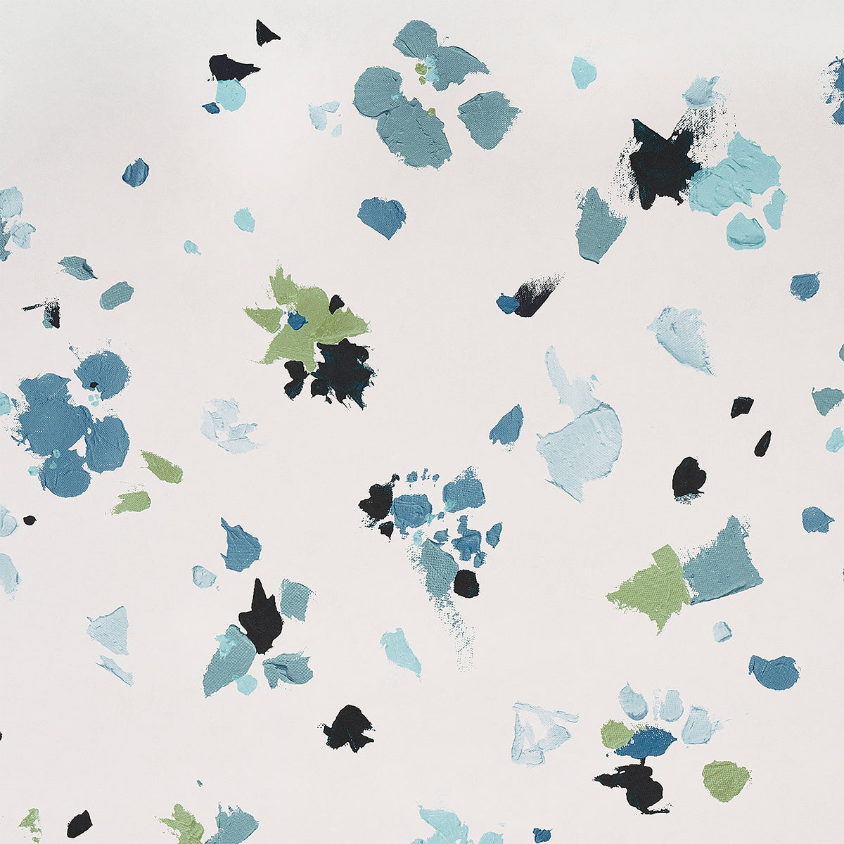 Fairfarren wallpaper in teal color - pattern number 5014880 - by Schumacher in the Backdrop I collection