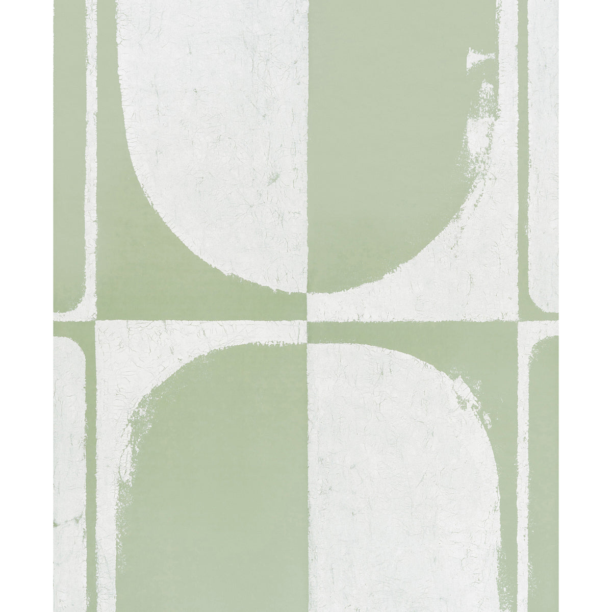 The Cloisters Panel Set wallpaper in soft green color - pattern number 5014901 - by Schumacher in the Backdrop I collection