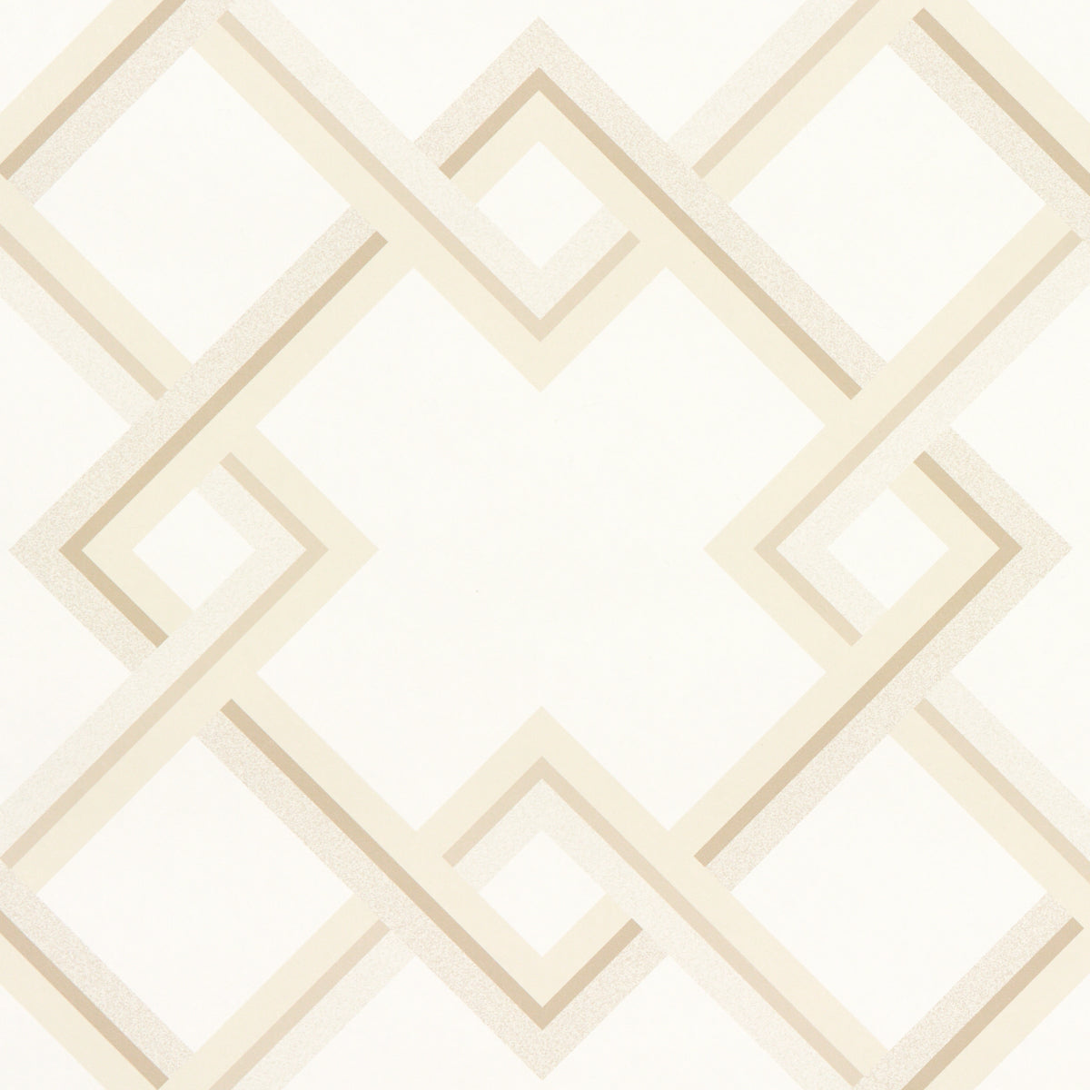 Mah Jong wallpaper in light ivory color - pattern number 5014930 - by Schumacher in the Neisha Crosland collection