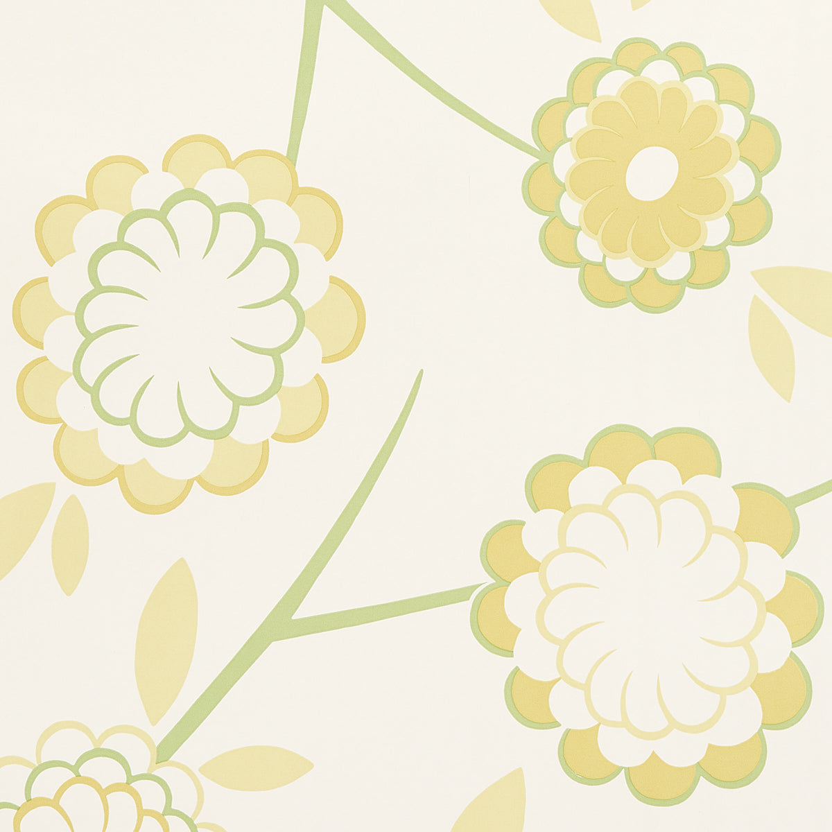 Birdtree wallpaper in mimosa color - pattern number 5014992 - by Schumacher in the Neisha Crosland collection