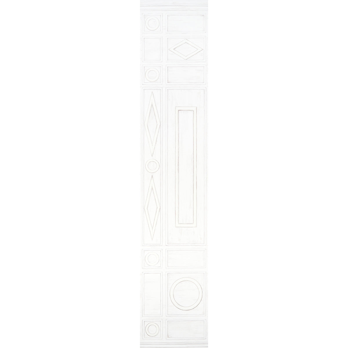 Swedish Manor Panel B wallpaper in white color - pattern number 5015171 - by Schumacher in the Mary Mcdonald collection