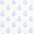 Kerala Paisley II wallpaper in blue color - pattern number 5015211 - by Schumacher in the Jacaranda collection