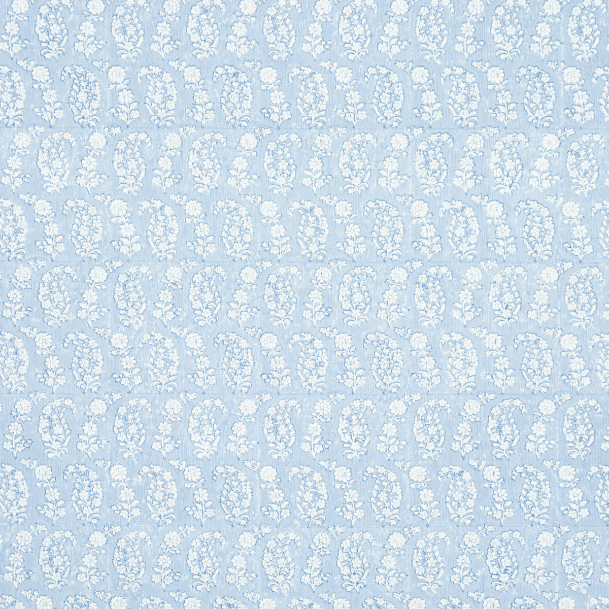 Arita Block Print wallpaper in cornflower color - pattern number 5015240 - by Schumacher in the Jacaranda collection