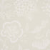 Hothouse Flowers Silhouette wallpaper in cream color - pattern number 5015320 - by Schumacher in the Celerie Kemble collection