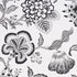 Hothouse Flowers Silhouette wallpaper in black and white color - pattern number 5015323 - by Schumacher in the Celerie Kemble collection