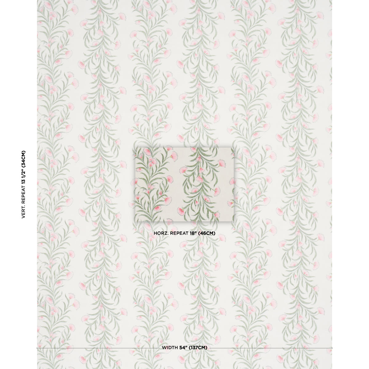 Tasmanian Mimosa Wallpaper in Petal color - pattern number 5015364 - by Schumacher in the Perennial Favorites collection