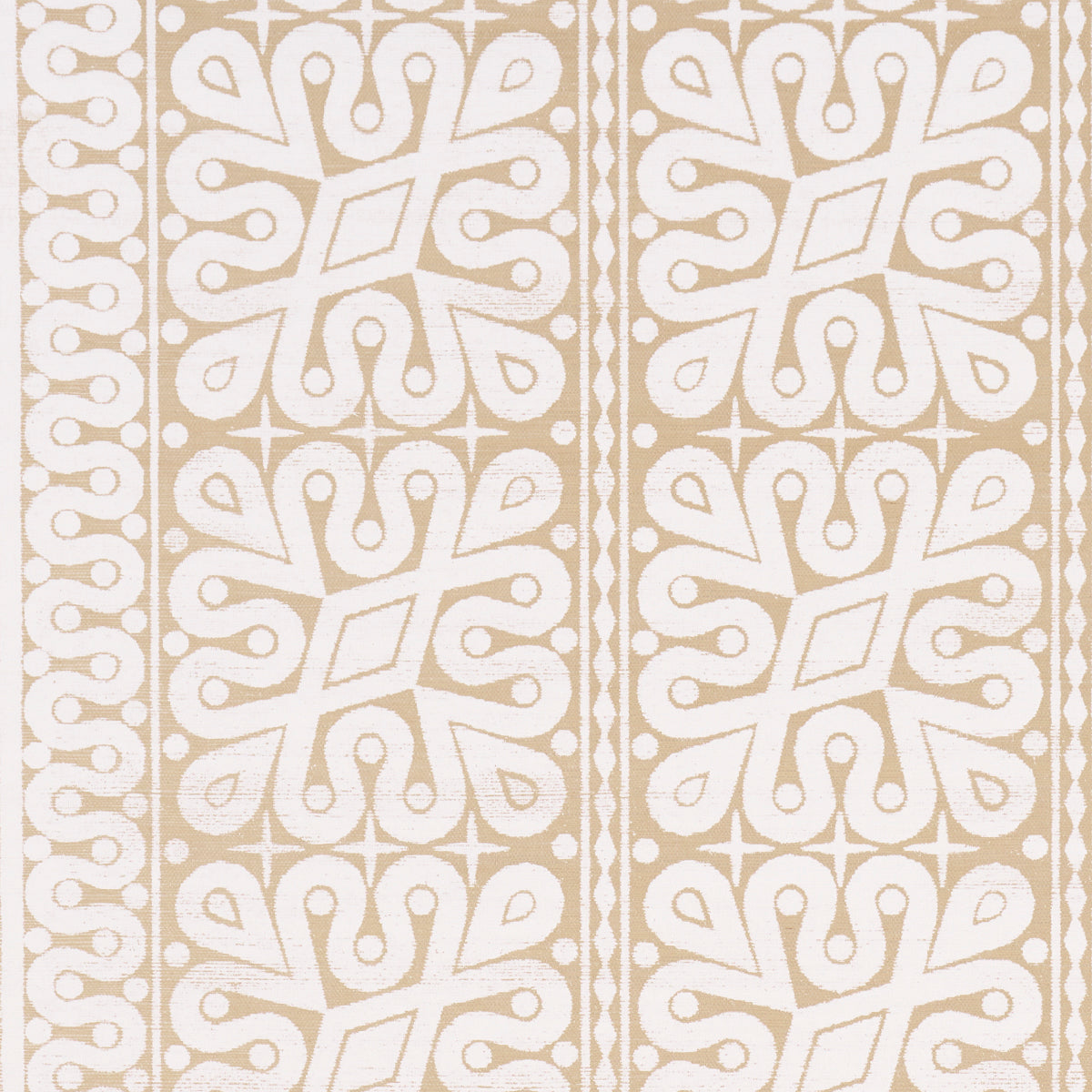 Borneo Grasscloth wallpaper in white color - pattern number 5015411 - by Schumacher in the Celerie Kemble collection