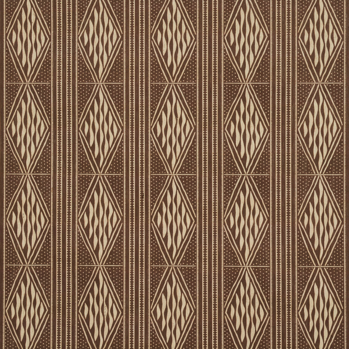 Cassava wallpaper in tobacco color - pattern number 5015420 - by Schumacher in the Earth and Sky collection