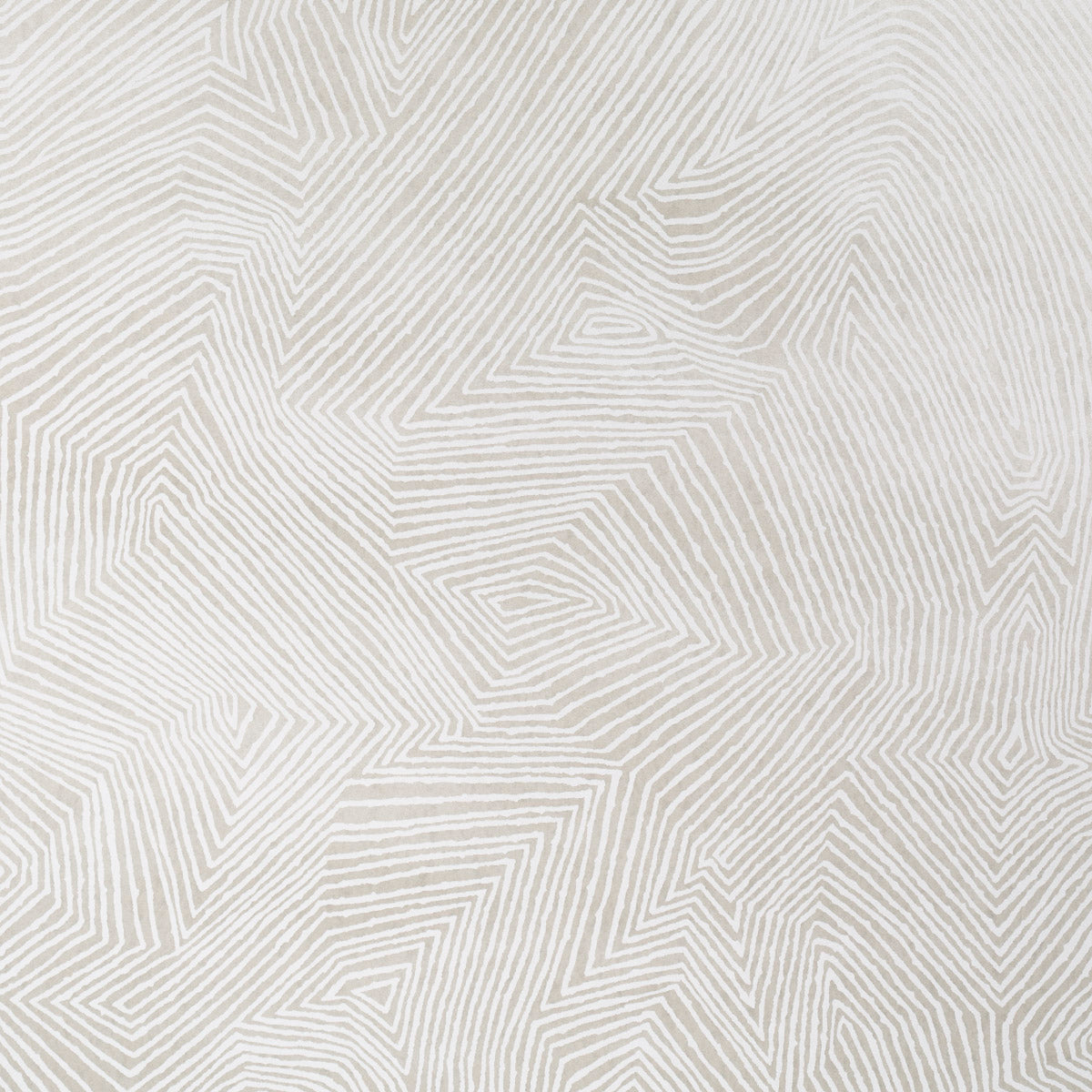 Labyrinth Grand wallpaper in soft silver color - pattern number 5015432 - by Schumacher in the Earth and Sky collection