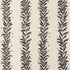 Tendril Stripe Sisal fabric in black and cream color - pattern number 5015562 - by Schumacher in the Marian Mcevoy collection