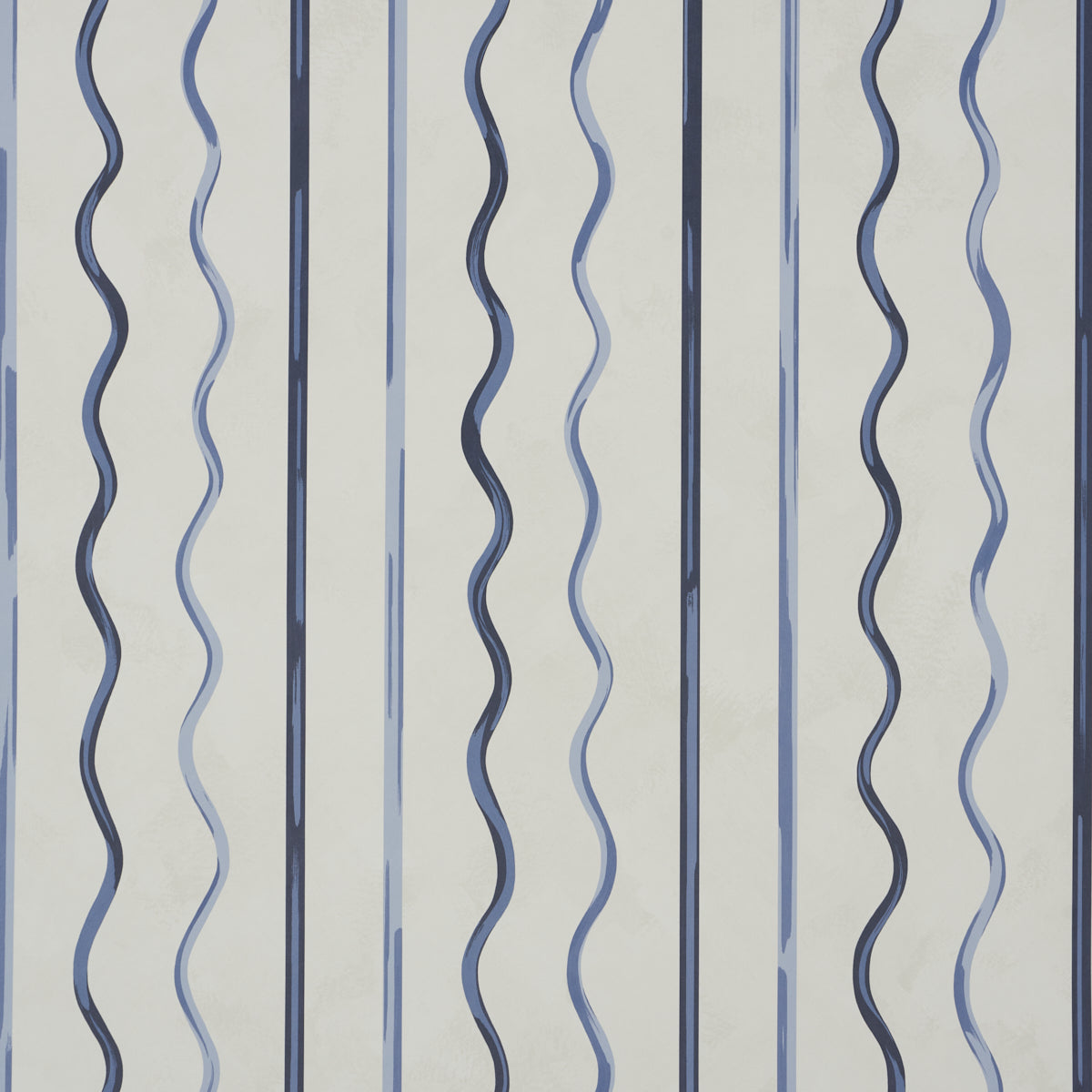 Affogato wallpaper in cornflower and deep navy color - pattern number 5015572 - by Schumacher in the Backdrop I collection