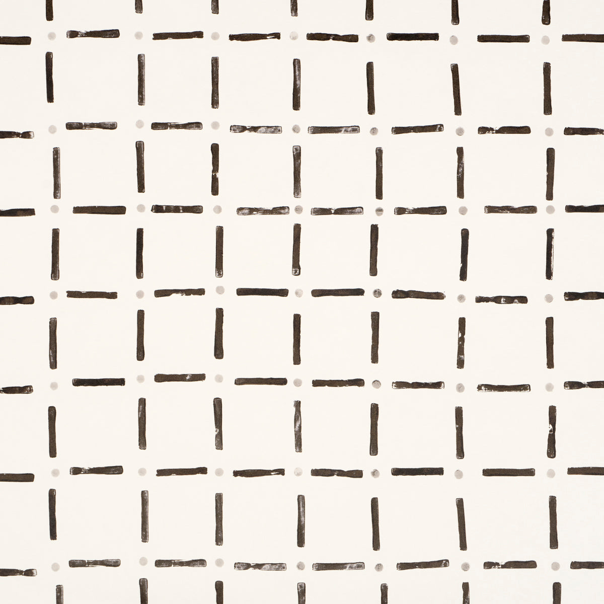 Drifting Grid wallpaper in black color - pattern number 5015610 - by Schumacher in the Caroline Z Hurley collection