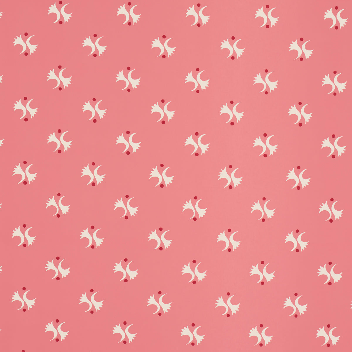 Lavigne wallpaper in rouge color - pattern number 5015730 - by Schumacher in the Domino Effect collection