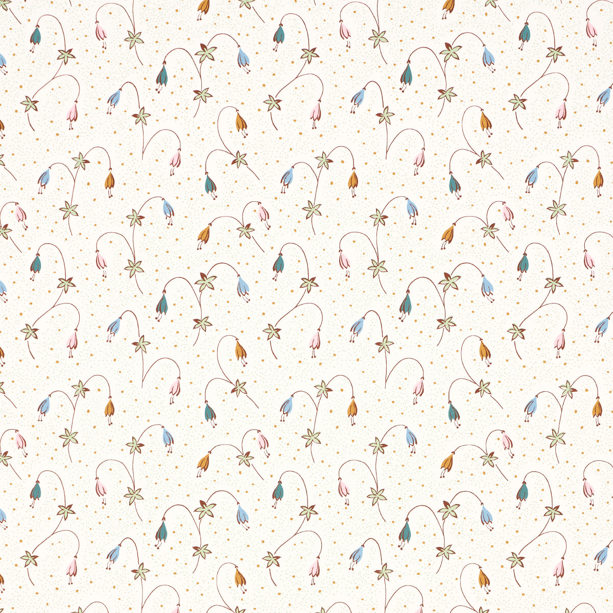 Lolly Floral wallpaper in confetti color - pattern number 5015751 - by Schumacher in the Domino Effect collection