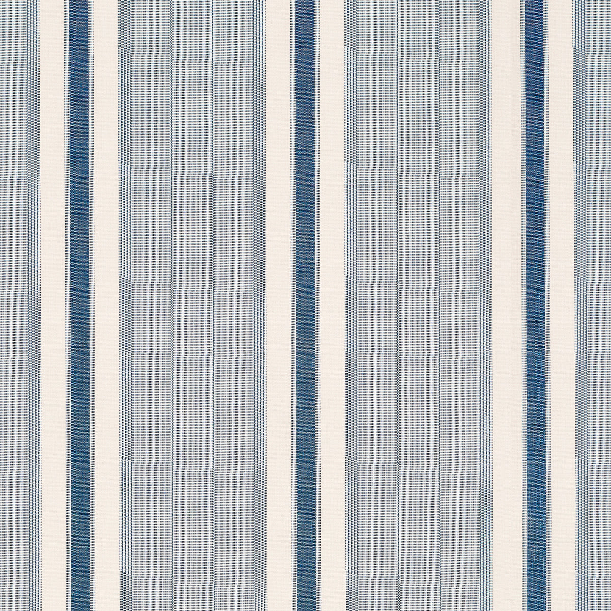 Ipala Stripe Vinyl wallpaper in ocean color - pattern number 5015801 - by Schumacher in the A Rum Fellow collection