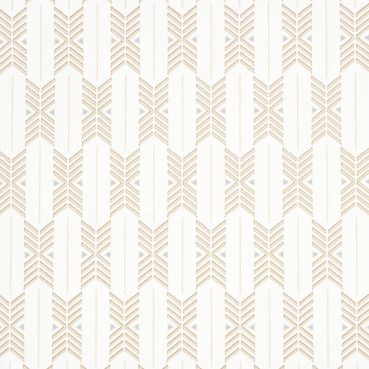 Quiver wallpaper in sesame color - pattern number 5015810 - by Schumacher in the A Rum Fellow collection