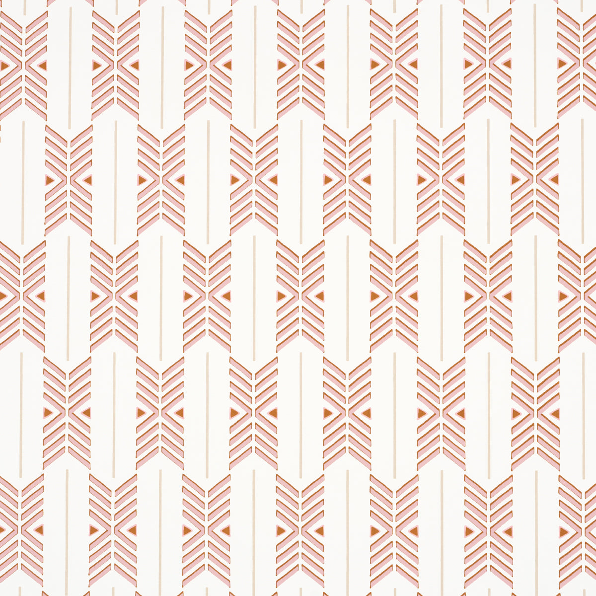 Quiver wallpaper in sunset color - pattern number 5015812 - by Schumacher in the A Rum Fellow collection