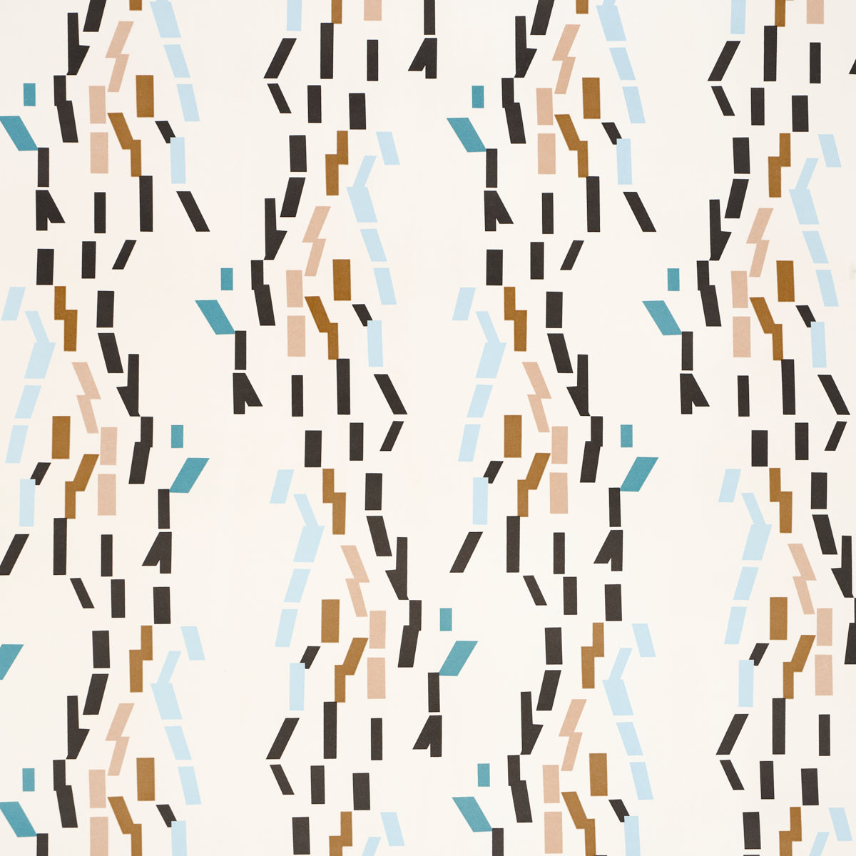 Confetti wallpaper in teal color - pattern number 5015871 - by Schumacher in the Peg Norriss collection