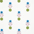 Forget Me Dots wallpaper in blue and plum color - pattern number 5015882 - by Schumacher in the Peg Norriss collection