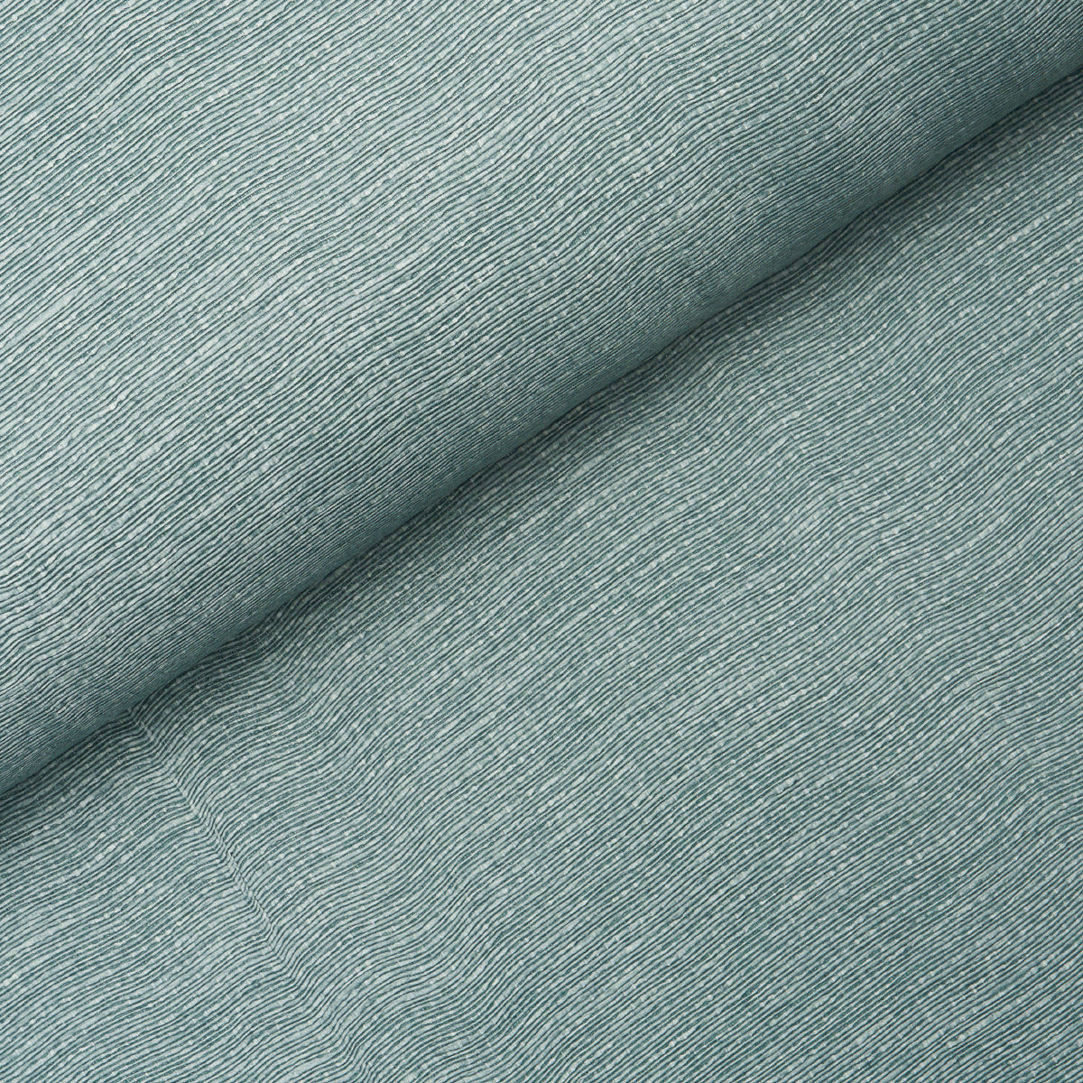 Linen Plisse Wallcovering wallpaper in adriatic blue color - pattern number 5015890 - by Schumacher in the Patterson Flynn collection