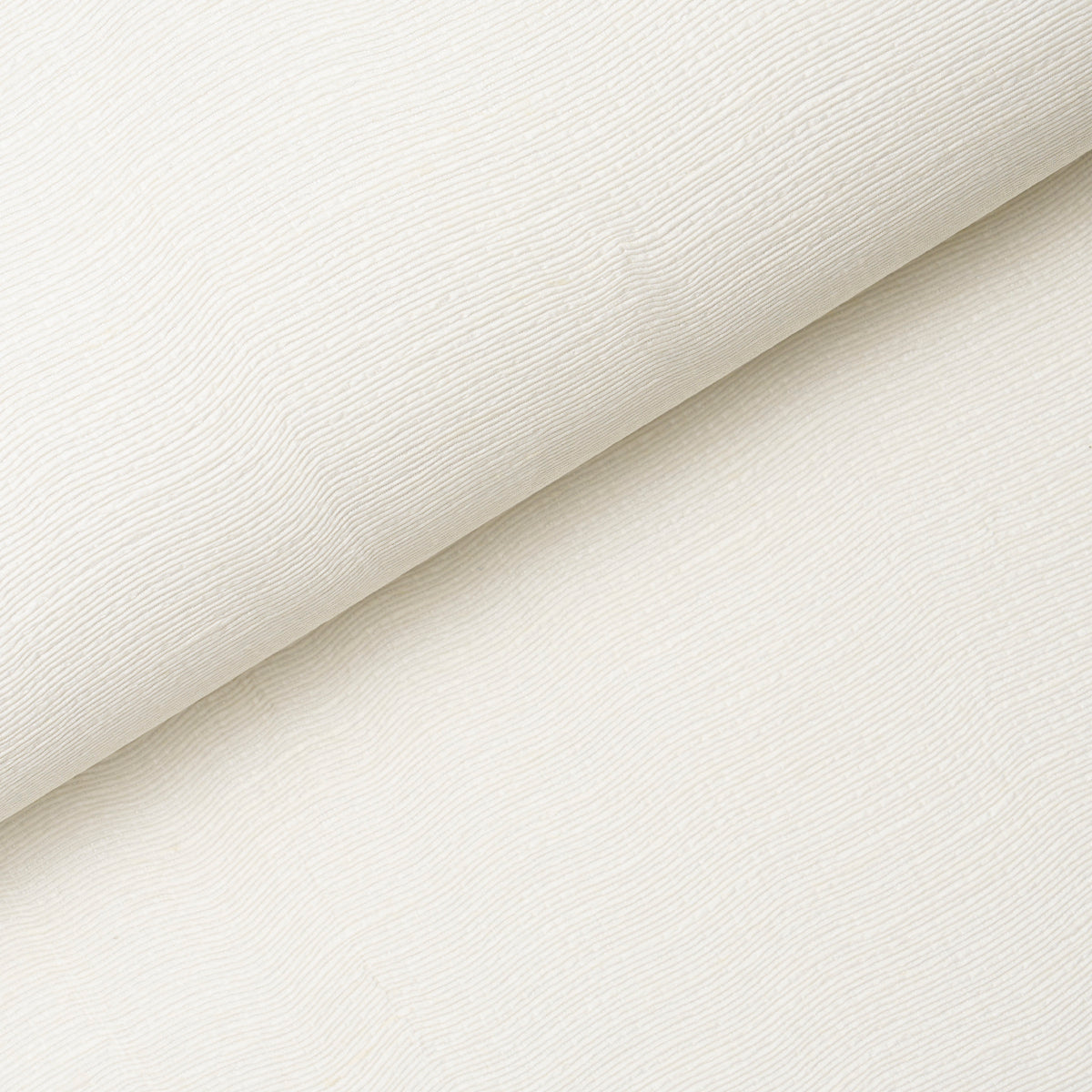 Linen Plisse Wallcovering wallpaper in ivory color - pattern number 5015892 - by Schumacher in the Patterson Flynn collection