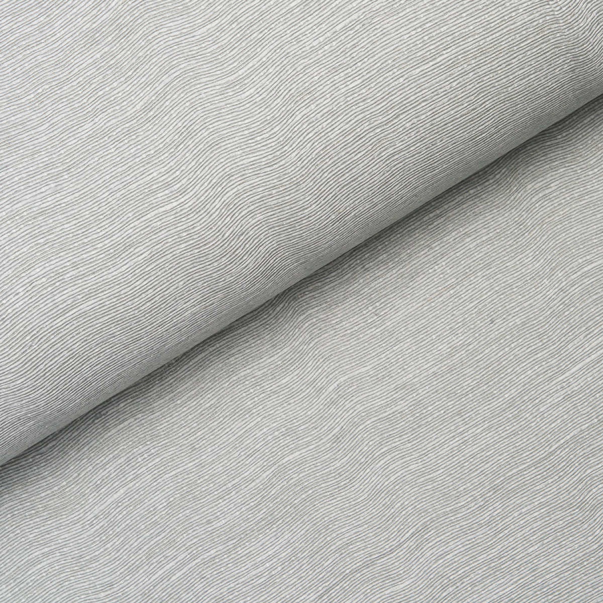 Linen Plisse Wallcovering wallpaper in mist color - pattern number 5015893 - by Schumacher in the Patterson Flynn collection