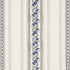 Serena Stripe wallpaper in blue color - pattern number 5015930 - by Schumacher in the Rita Konig collection