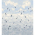 Ascendance 3 Panel Set wallpaper in clear blue color - pattern number 5016032 - by Schumacher in the Backdrop X Xavier Donnelly collection