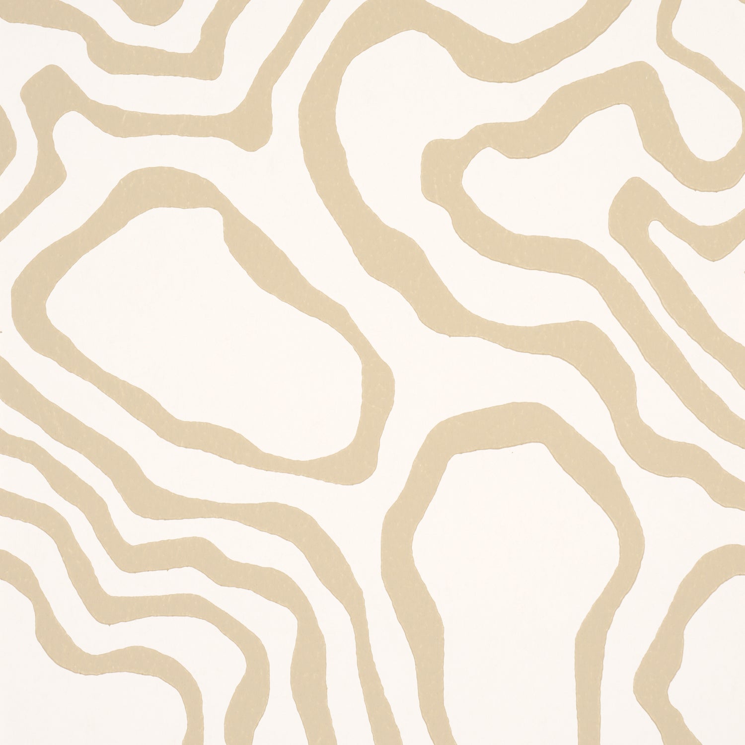 Defeo wallpaper in sand color - pattern number 5016100 - by Schumacher in the Mesa Schumacher collection