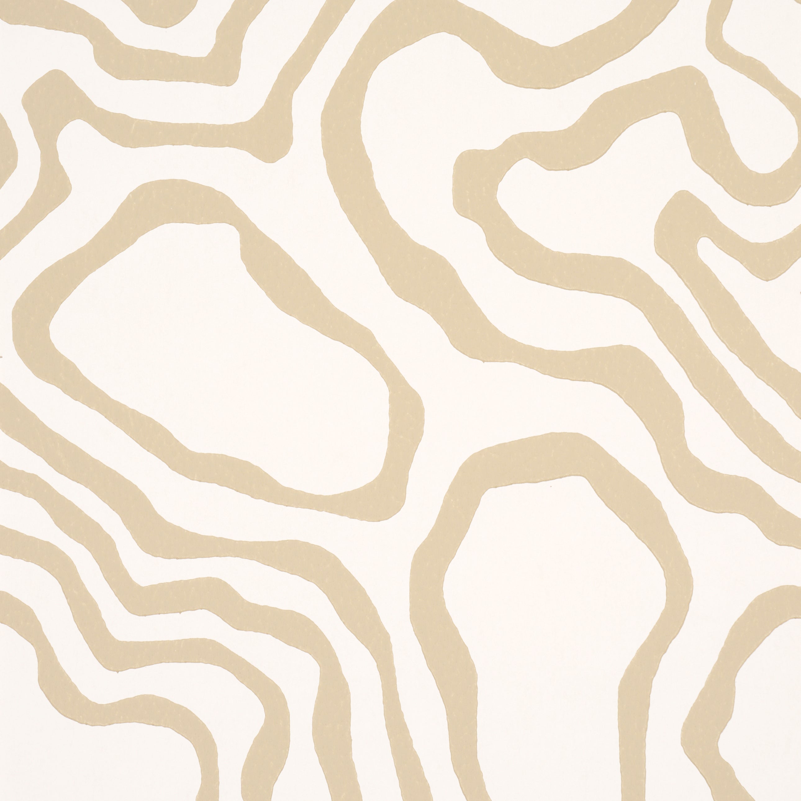 Defeo wallpaper in sand color - pattern number 5016100 - by Schumacher in the Mesa Schumacher collection