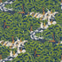 Margaret Schloemans Fox Chase fabric in navy and green color - pattern number 5016151 - by Schumacher in the The New Yorker collection