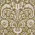Suffolk Damask Wallpaper in olive color - pattern number 5016242 - by Schumacher in the Veere Grenney collection