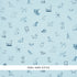 Good Dogs Everywhere Peel and Stick fabric in sky and navy blue color - pattern number 5016302 - by Schumacher in the The New Yorker collection