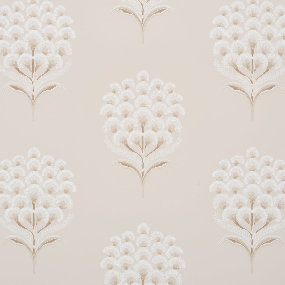 Aurelia wallpaper in limestone color - pattern number 5016340 - by Schumacher in the A Love Affair collection
