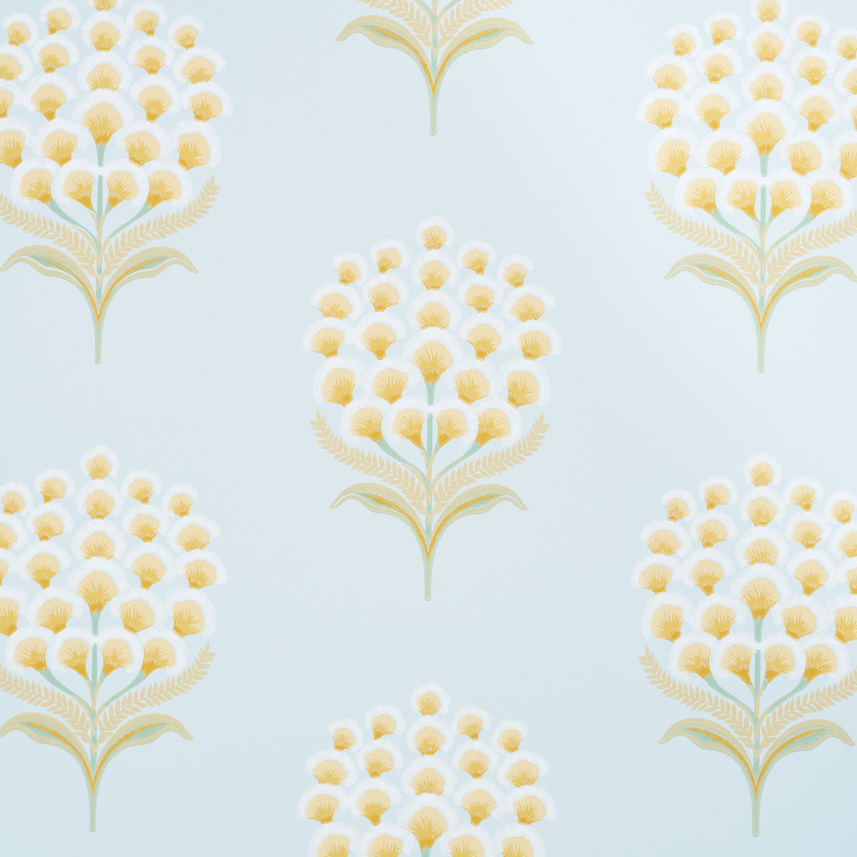 Aurelia wallpaper in sky color - pattern number 5016342 - by Schumacher in the A Love Affair collection