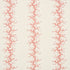 Coral Stripe wallpaper in coral color - pattern number 5016450 - by Schumacher in the Wallflowers II collection