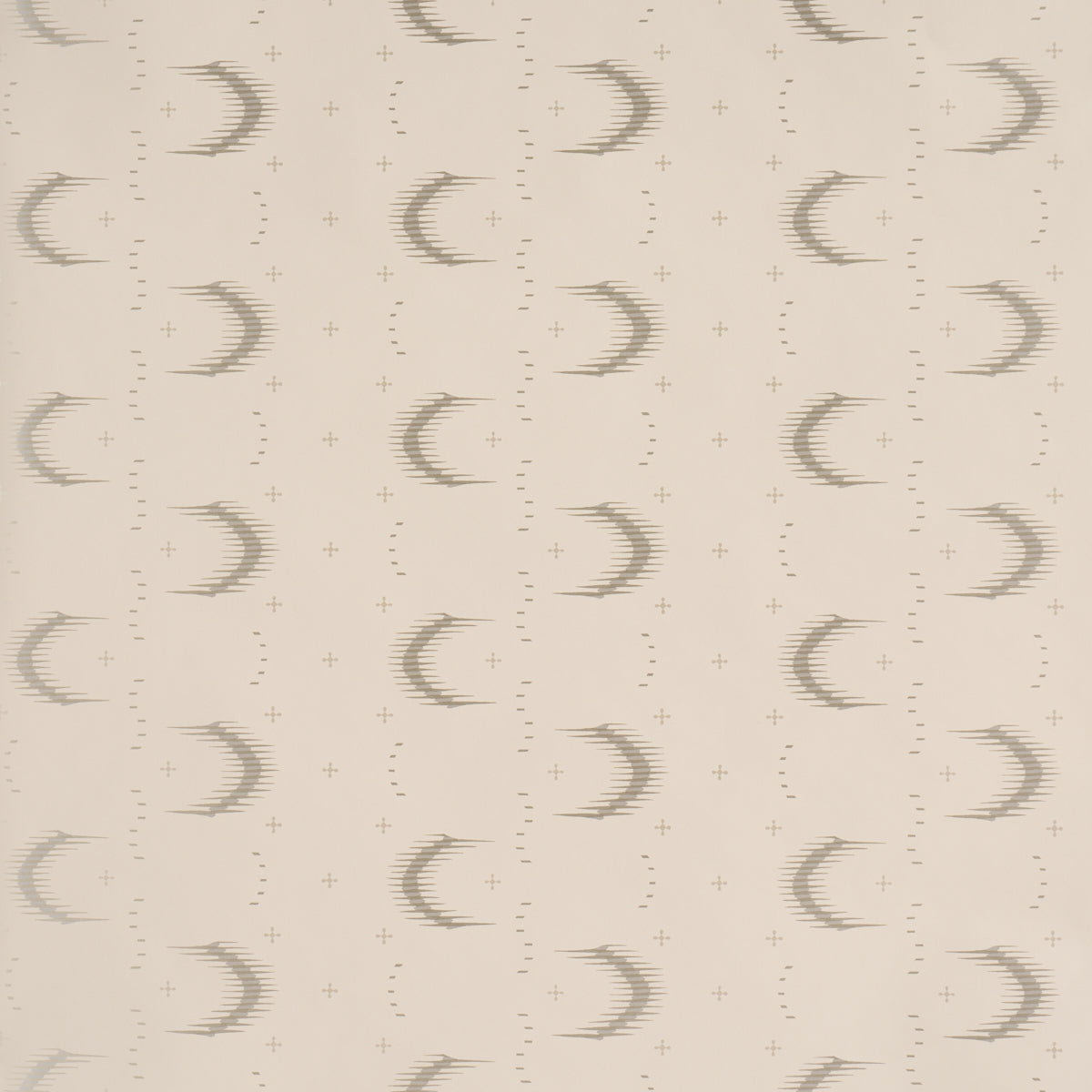 Aristelle wallpaper in warm silver color - pattern number 5016470 - by Schumacher in the Wallflowers II collection