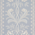 Bell Flowers wallpaper in light blue color - pattern number 5016490 - by Schumacher in the Wallflowers II collection
